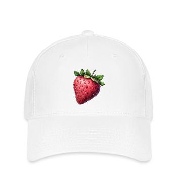 Fraise - Casquette Flexfit - blanc - Devant