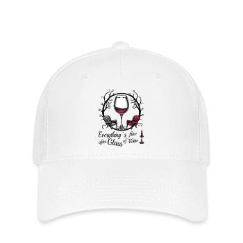 Wein Enthusiasten - Flexfit Cap - Weiß - Vorne