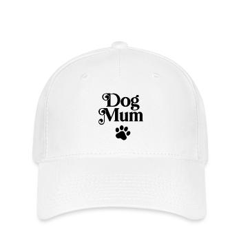 Maman chien - Casquette Flexfit - blanc - Devant