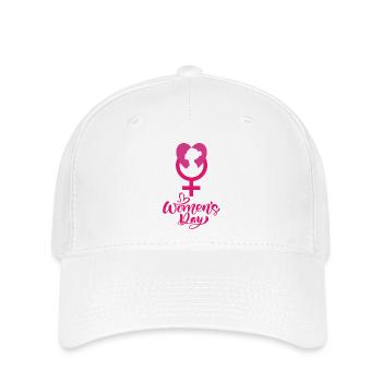 Internationaler Frauentag - Flexfit Cap - Weiß - Vorne