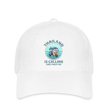 Thaïlande - Casquette Flexfit - blanc - Devant