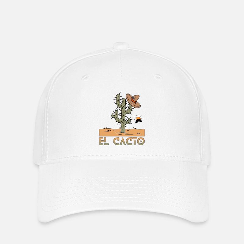 El Cacto 2 - Casquette Flexfit - blanc