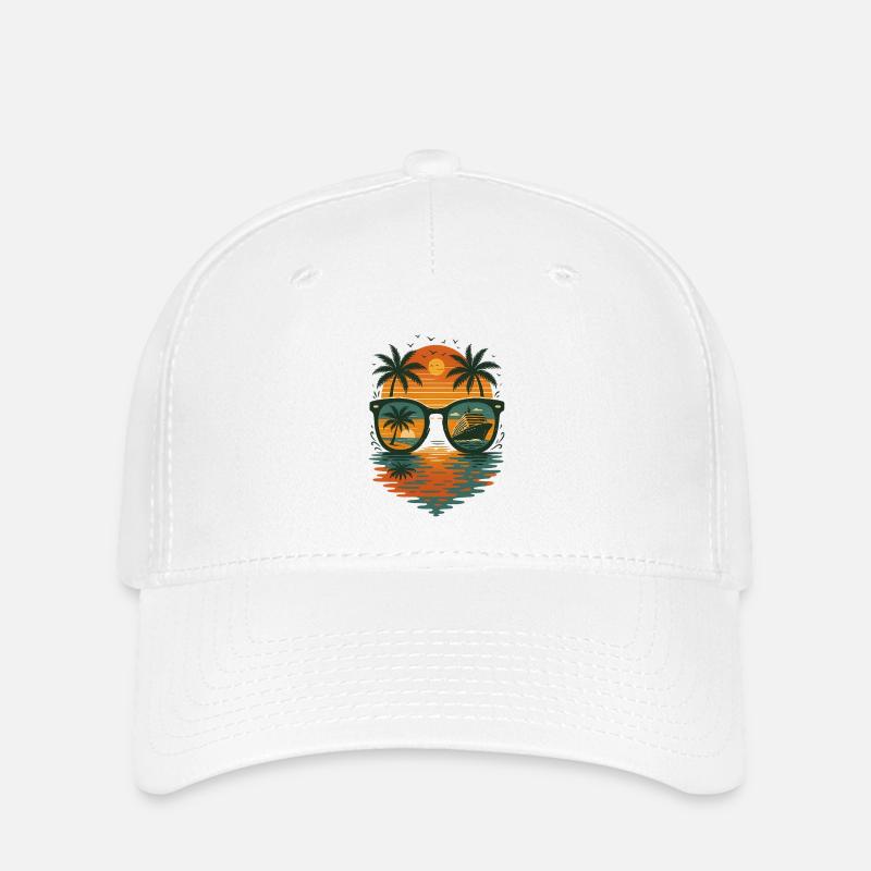 Summer holidays - Flexfit Cap - white