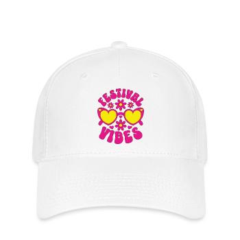 Festival Vibes - Flexfit Cap - Weiß - Vorne
