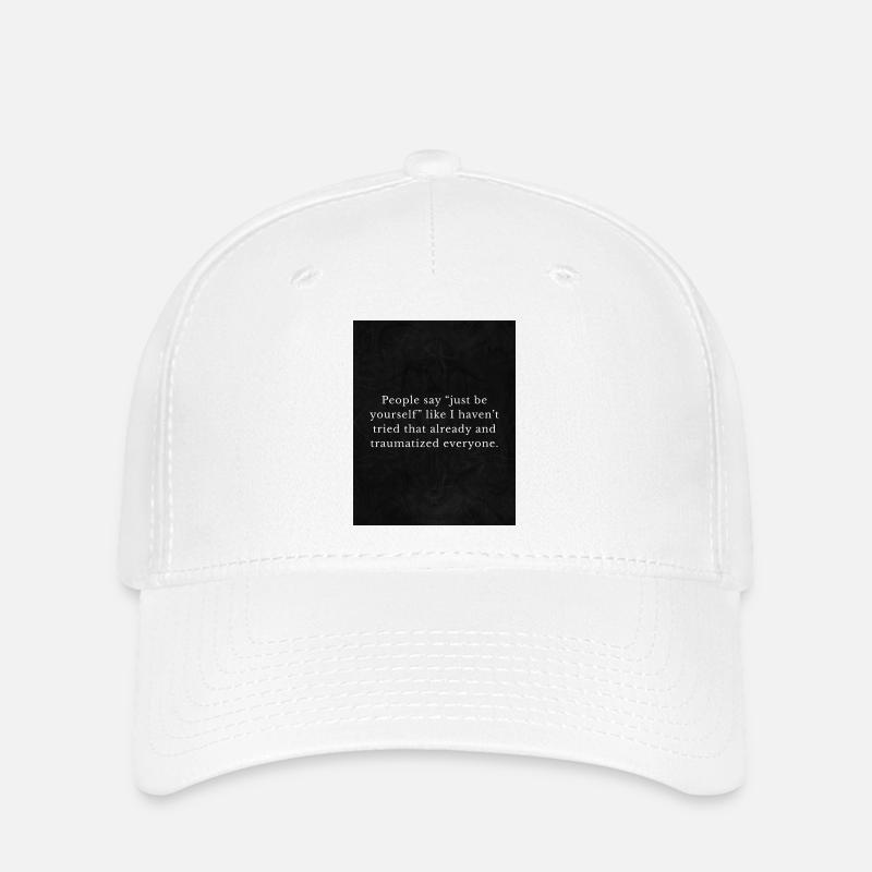 Lets be real - Flexfit Cap - white