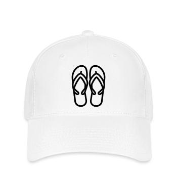 tongue - Flexfit Cap - white - Front