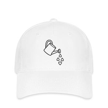Jardin d'Amour arrosé - Casquette Flexfit - blanc - Devant