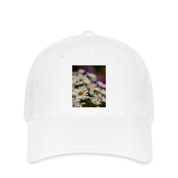 Daisies Flowers - Flexfit Cap - white - Front