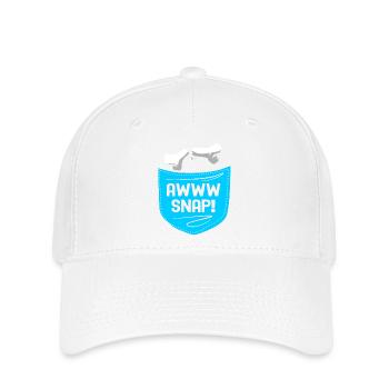 Fracture osseuse Fracture osseuse du squelette d’Halloween - Casquette Flexfit - blanc - Devant