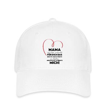 Maman Cadeau Drôle - Casquette Flexfit - blanc - Devant