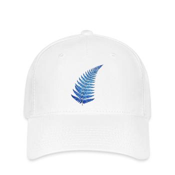 Blauer Farn Traum - Flexfit Cap - Weiß - Vorne