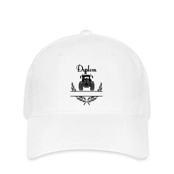 Dyplom Tractor – Espace de noms - Casquette Flexfit - blanc - Devant