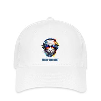 Schaf der Beatkunst - Flexfit Cap - Weiß - Vorne
