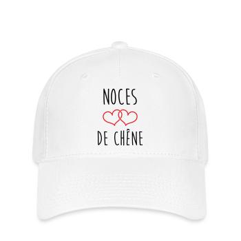 Oak Wedding 80 Years - Flexfit Cap - white - Front
