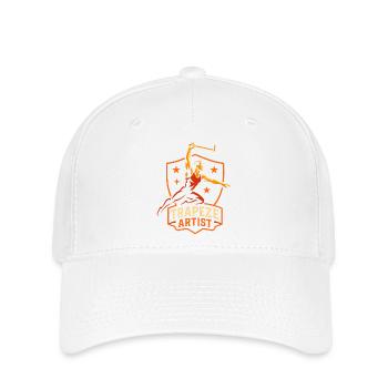 Trapèziste de cirque, cirque pour enfants drôle - Casquette Flexfit - blanc - Devant