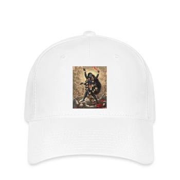 Kali, la protectrice colérique - Casquette Flexfit - blanc - Devant
