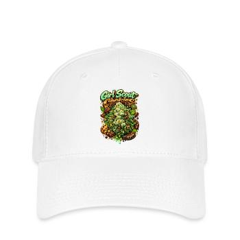 Grillettes de cookies des Girl Scouts - Casquette Flexfit - blanc - Devant