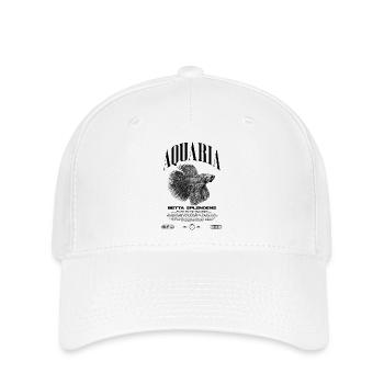 Betta Fish Keeper Moderne Streetwear - Flexfit Cap - Weiß - Vorne