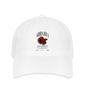 Betta Fish Keeper Moderne Streetwear - Flexfit Cap - Weiß - Vorne