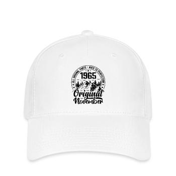 1965 November Original 59 Years Anniversary Gift - Flexfit Cap - white - Front