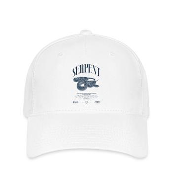 Gardien de reptiles python réticulé Streetwear - Casquette Flexfit - blanc - Devant