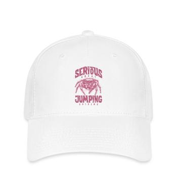 Sérieux au sujet des araignées sauteuses Propriétaire d’une araignée de compagnie - Casquette Flexfit - blanc - Devant