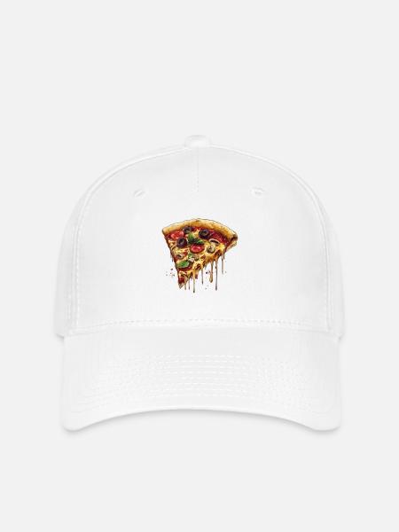 Juicy Pizza Slize - Flexfit Cap - Weiß