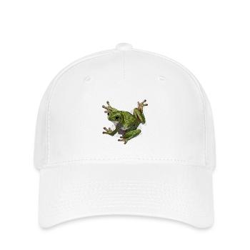 Weißer Laubfrosch - Flexfit Cap - Weiß - Vorne