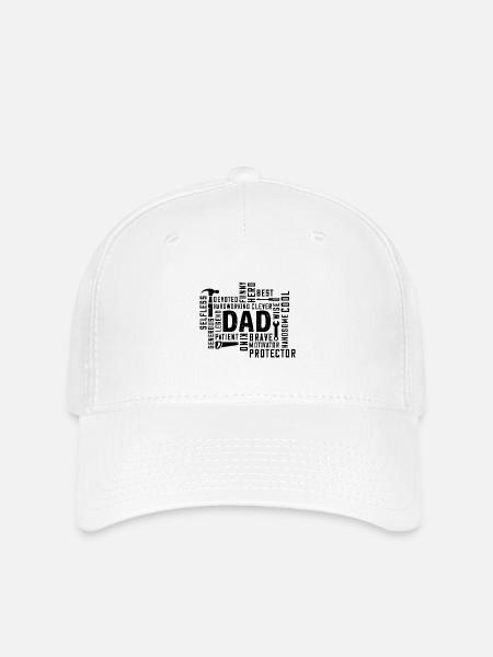 Papa - Flexfit Cap - Weiß