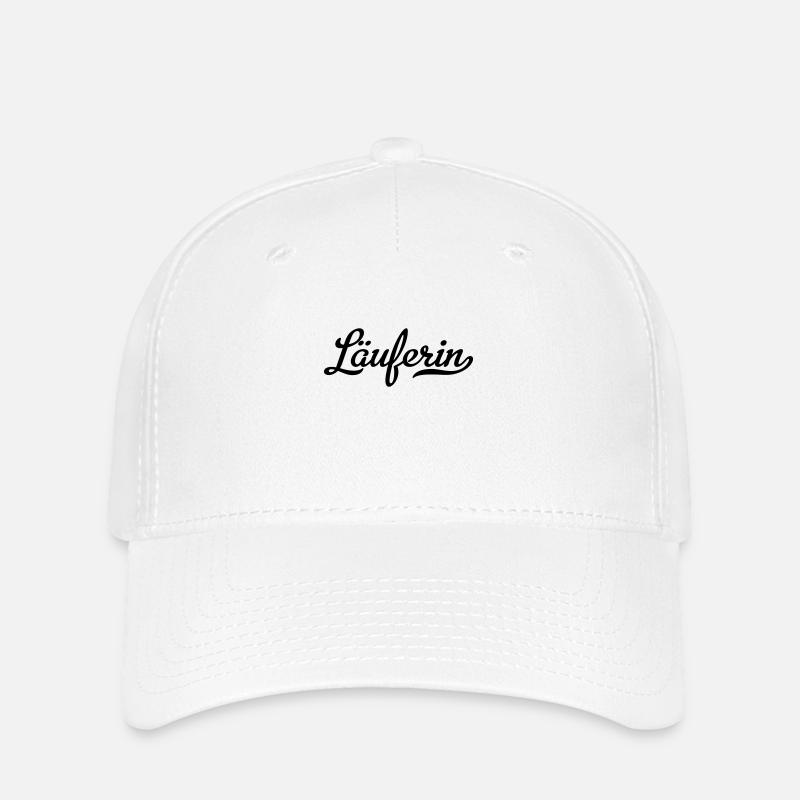 Läuferin - Flexfit Cap - Weiß