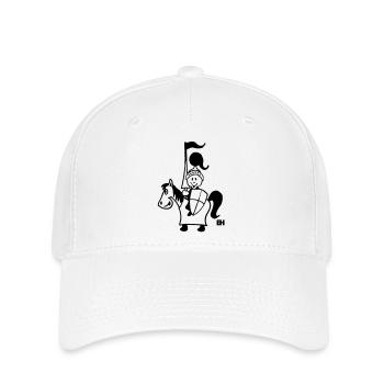 Chevalier - Casquette Flexfit - blanc - Devant
