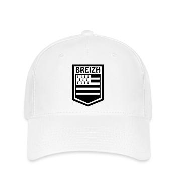 Drapeau Breton - Casquette Flexfit - blanc - Devant