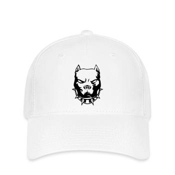 dog_01 - Flexfit Cap - Weiß - Vorne
