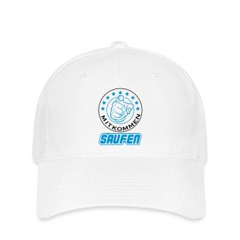 saufen_2 - Flexfit Cap - Weiß - Vorne