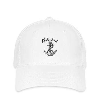 Küstenkind - Anker - Flexfit Cap - Weiß - Vorne