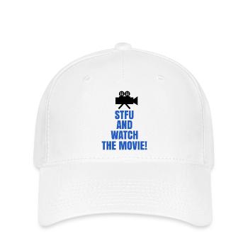 Movies Theater Streaming Statement Camera - Flexfit Cap - white - Front