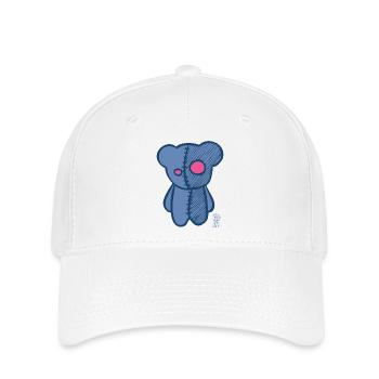 "teddy" - Little MONSTER (Teddy Bear) - Flexfit Cap - white - Front