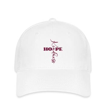 CHRISTLICHES SYMBOLKREUZ - Flexfit Cap - Weiß - Vorne