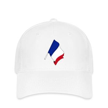 Flag: France - Flexfit Cap - white - Front