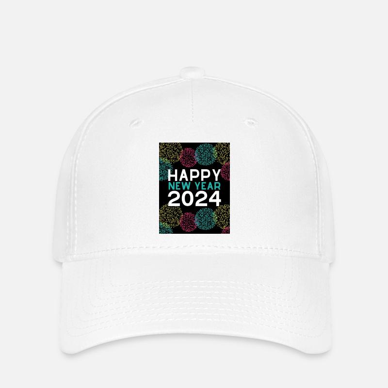 Happy new Year - Flexfit Cap - white