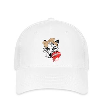 Girls stuff kiss - Flexfit Cap - white - Front