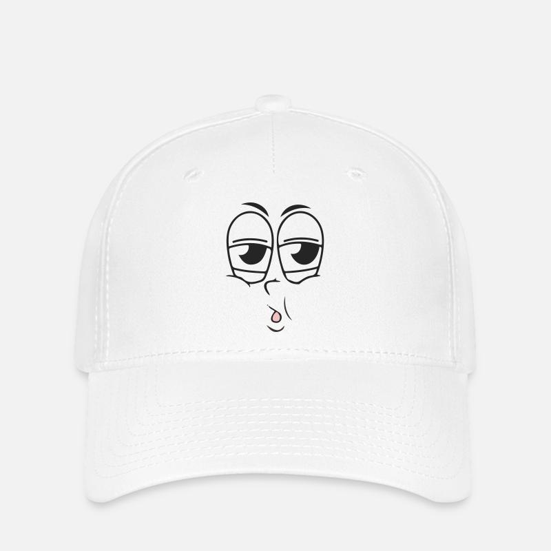 Fatigue du visage - Casquette Flexfit - blanc