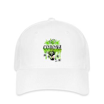 Corona toxic - Geschenkidee - Lustige T-Shirts - Flexfit Cap - Weiß - Vorne