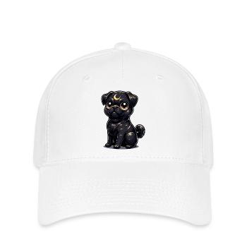 Moonlight Puppy Gaze - Flexfit Cap - white - Front