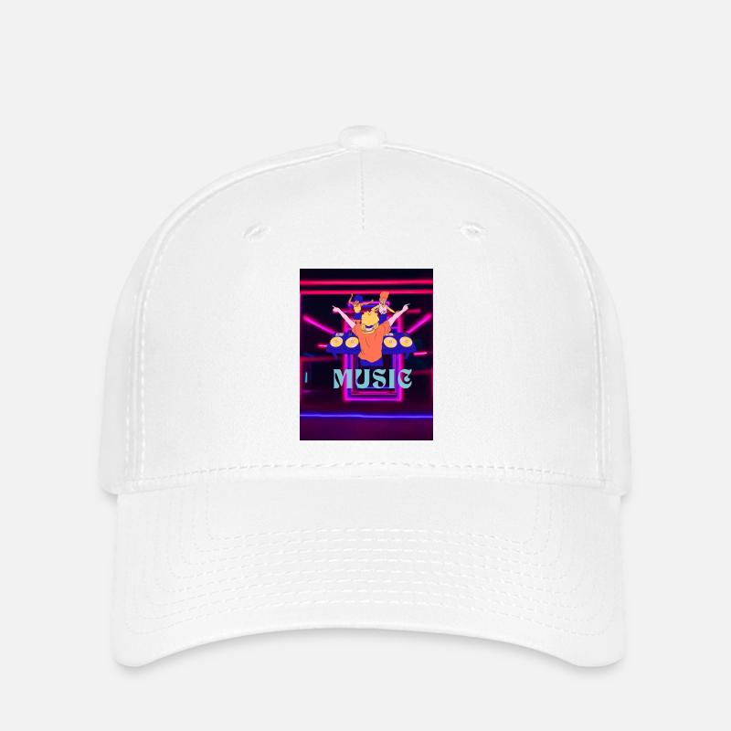 Musik - Flexfit Cap - Weiß