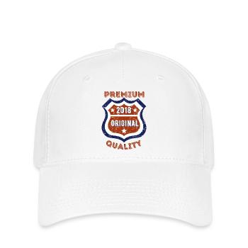Premium Quality 2018 - Flexfit Cap - white - Front
