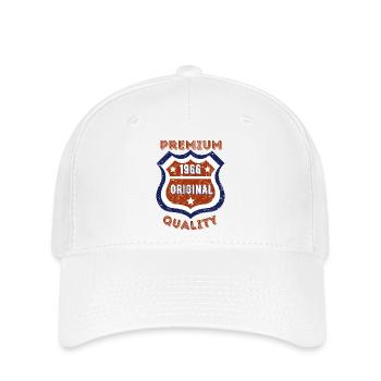 Qualité premium 1966 - Casquette Flexfit - blanc - Devant