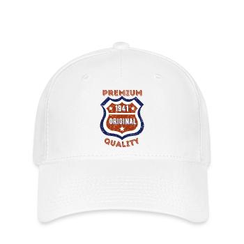 Qualité premium 1941 - Casquette Flexfit - blanc - Devant