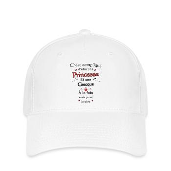 Griechische Prinzessin - Flexfit Cap - Weiß - Vorne