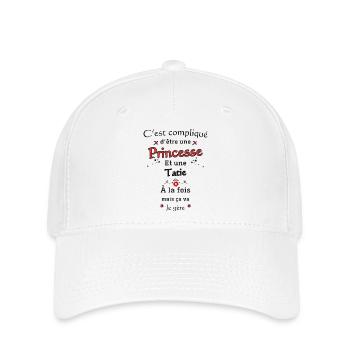 Prinzessin Tante - Flexfit Cap - Weiß - Vorne